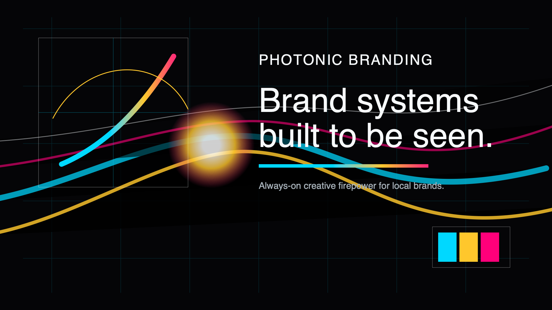 Photonic Branding social media and advertising cover visual